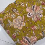 NATRUAL CRAPE POSITION PRINT EMBRODERY NEW COLOUR CHART