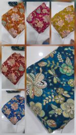 NATRUAL CRAPE POSITION PRINT EMBRODERY NEW COLOUR CHART - Image 2