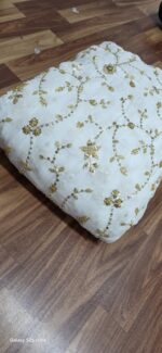 viscos georggtte embrodery heavy therad work new desegin - Image 6