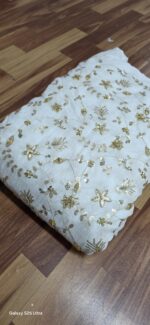 viscos georggtte embrodery heavy therad work new desegin - Image 4