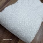 VISCOS GEORGTTE EMBRODERY FABRIC PURE HAVY WITE WORK NEW - Image 16