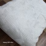 VISCOS GEORGTTE EMBRODERY FABRIC PURE HAVY WITE WORK NEW - Image 13