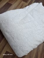 VISCOS GEORGTTE EMBRODERY FABRIC PURE HAVY WITE WORK NEW - Image 4