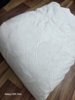 VISCOS GEORGTTE EMBRODERY FABRIC PURE HAVY WITE WORK NEW - Image 5