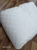 VISCOS GEORGTTE EMBRODERY FABRIC PURE HAVY WITE WORK NEW - Image 17