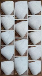 VISCOS GEORGTTE EMBRODERY FABRIC PURE HAVY WITE WORK NEW - Image 18