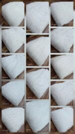 VISCOS GEORGTTE EMBRODERY FABRIC PURE HAVY WITE WORK NEW - Image 19