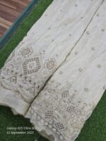 simmer tisu embrodery havy beats and lazar cutting work