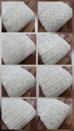 VISCOS GEORGGTTE EMBRODERY HAVY  FABRIC FOR KURTA - Image 9